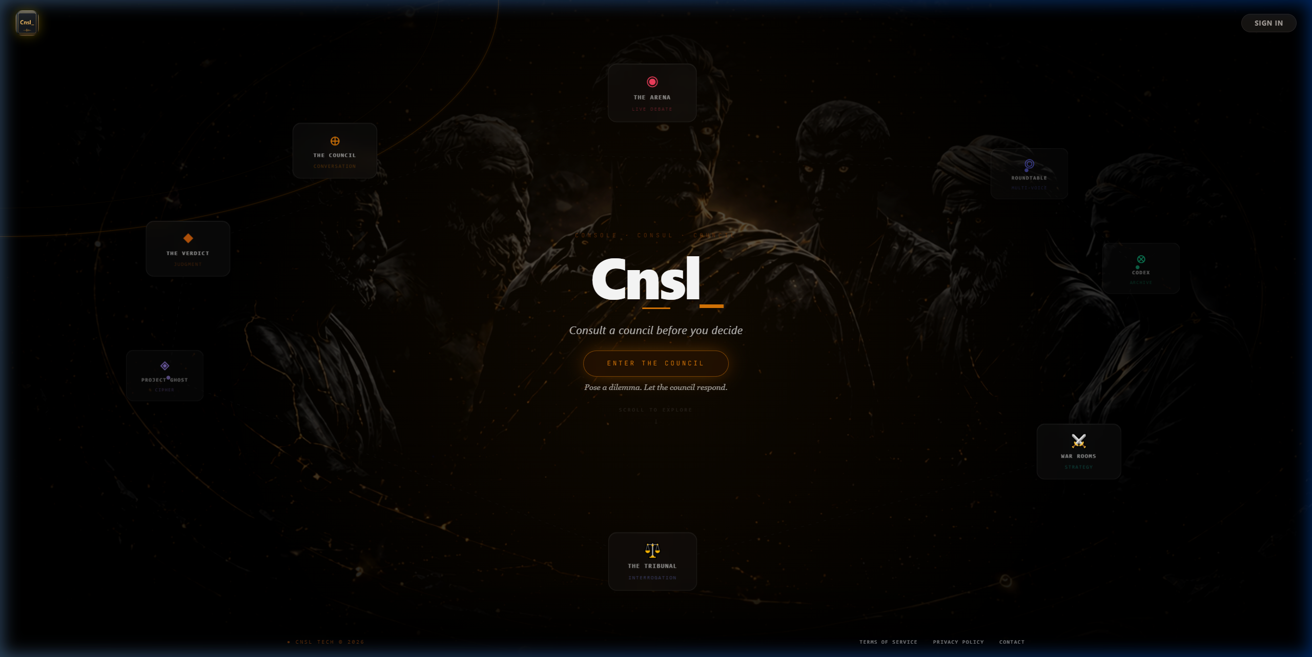 Cnsl_ — Multi-Agent Reasoning